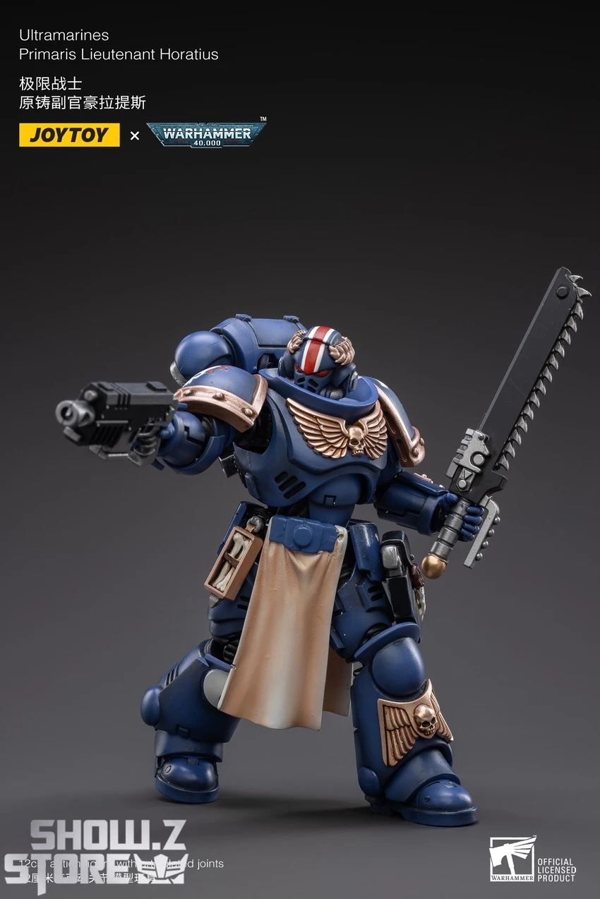 JoyToy Source 1/18 Warhammer 40K Space Ultramarines Primaris Lieutenant Horatius 7 JoyToy Source 1/18 Warhammer 40K Space Ultramarines Primaris Lieutenant Horatius - Image 7