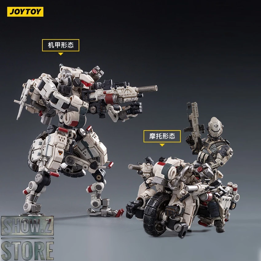 JoyToy Source 1/18 X-HLA01 Hurricane Light Assault Dual Mode Mecha White 1 JoyToy Source 1/18 X-HLA01 Hurricane Light Assault Dual Mode Mecha White
