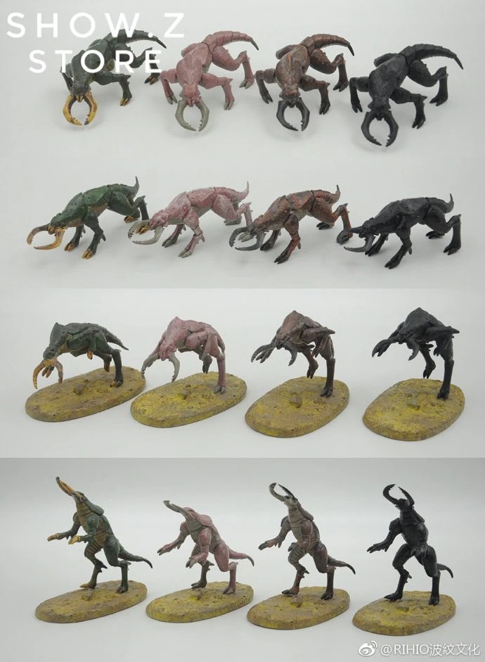 Rihio Multiabyss Alien Beast Series 1/60 Set Of 4 Figures W/ 2 Bases 11 Rihio Multiabyss Alien Beast Series 1/60 Set Of 4 Figures W/ 2 Bases - Image 11
