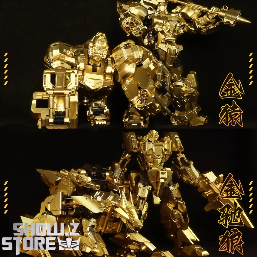 Cang-Toys CT-CY05SP Thorilla & CT-CY08SP Rusirius Golden Version Set Of 2 1 Cang-Toys CT-CY05SP Thorilla & CT-CY08SP Rusirius Golden Version Set Of 2