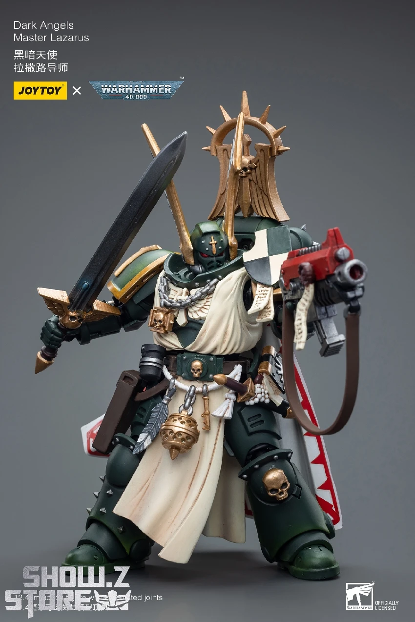 JoyToy Source 1/18 Warhammer 40K Dark Angels Master Lazarus 9 JoyToy Source 1/18 Warhammer 40K Dark Angels Master Lazarus - Image 9