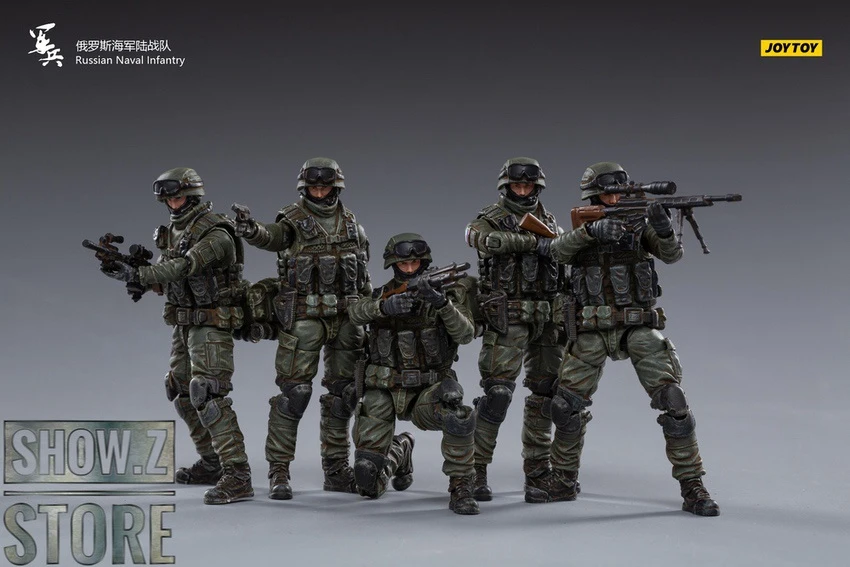 JoyToy Source 1/18 Russian Naval Infantry Set Of 5 3 JoyToy Source 1/18 Russian Naval Infantry Set Of 5 - Image 3