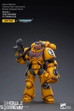 JoyToy Source 1/18 Warhammer 40K Imperial Fists Intercessors Brother Sergeant Sevito -Show.Z Toys Deals Store ba4d250ec4