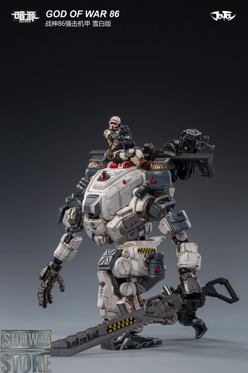 JoyToy Source 1/24 God Of War 86 Mecha W/ Pilot White Version 10 JoyToy Source 1/24 God Of War 86 Mecha W/ Pilot White Version - Image 10