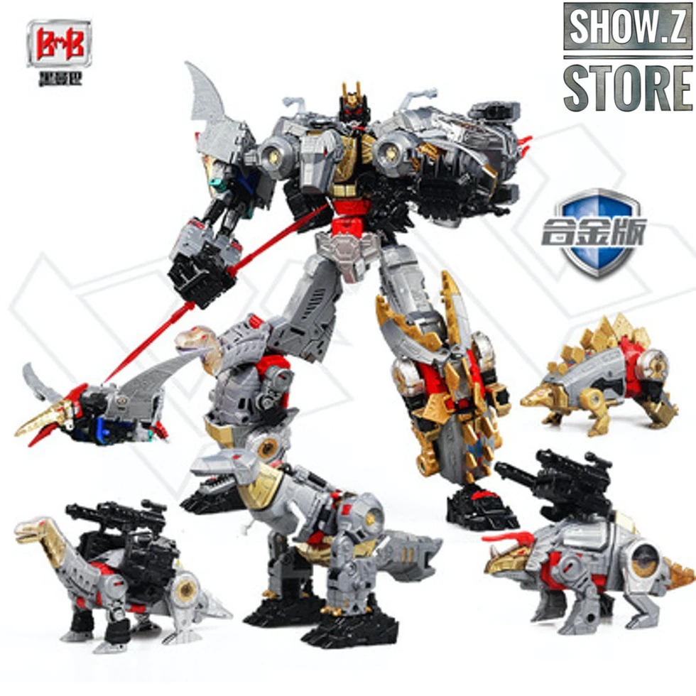 Black Mamba H6002-4B Raptor Slash & H6002-7B Robot Force Volcanicus Oversized Combiner Set Of 6 3 Black Mamba H6002-4B Raptor Slash & H6002-7B Robot Force Volcanicus Oversized Combiner Set Of 6 - Image 3