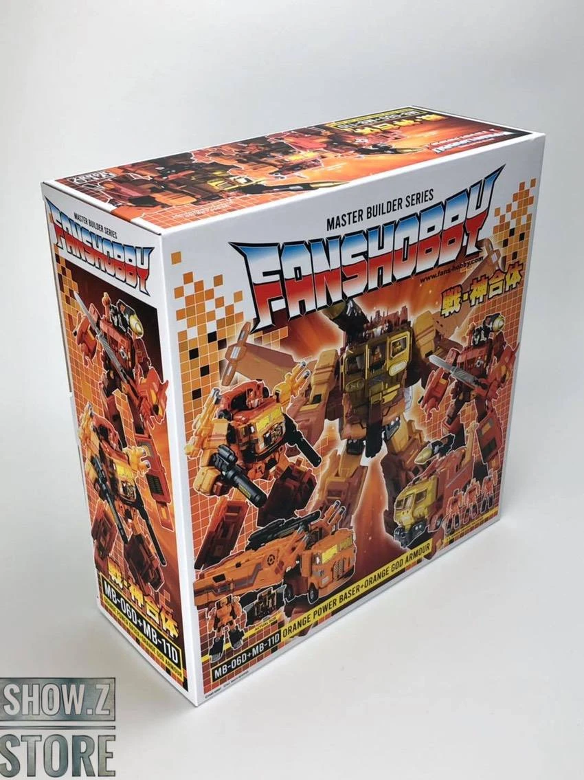 FansHobby MB-06D Power Baser Optimus Prime & MB-11D God Armor God Bomber Orange Version Set Of 2 13 FansHobby MB-06D Power Baser Optimus Prime & MB-11D God Armor God Bomber Orange Version Set Of 2 - Image 13
