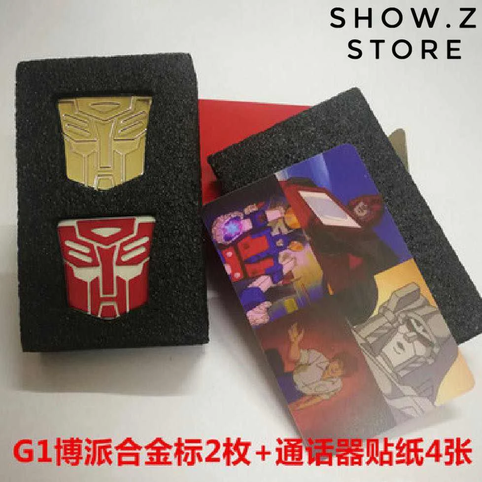 Lewin Autobot Metal Insignia & Communicator Stickers For Lewin Resources Lewin-01 Optimus Prime 1 Lewin Autobot Metal Insignia & Communicator Stickers For Lewin Resources Lewin-01 Optimus Prime