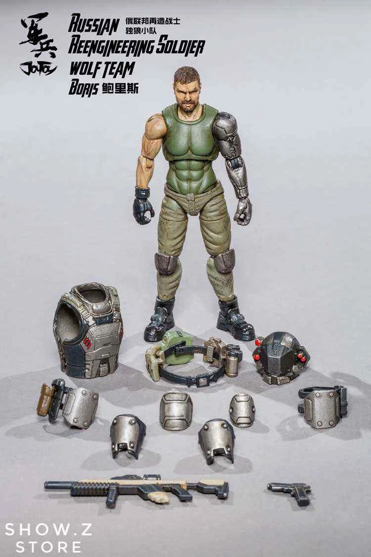 JoyToy Source Acid Rain 1/18 Russian Reengineering Soldier Wolf Team Set Of 3 Figures 6 JoyToy Source Acid Rain 1/18 Russian Reengineering Soldier Wolf Team Set Of 3 Figures - Image 6