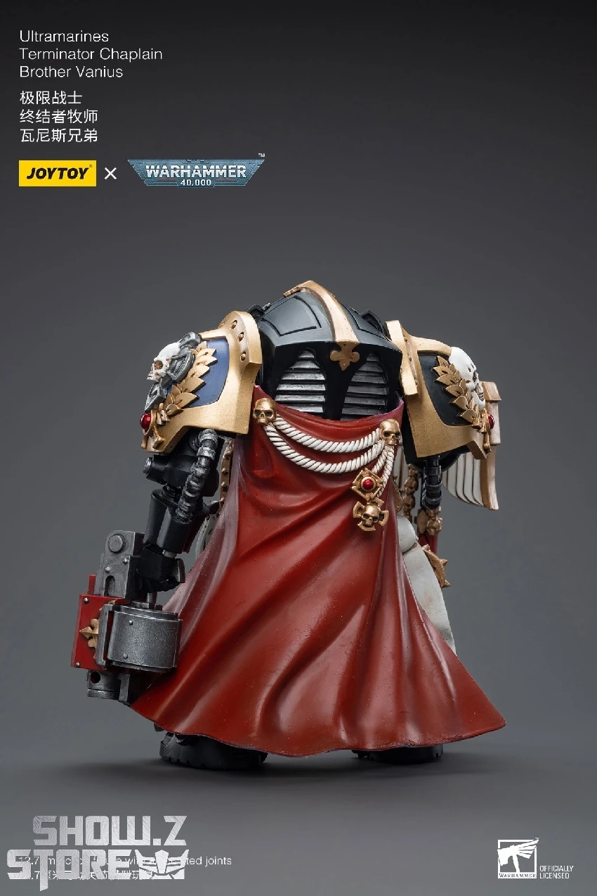 JoyToy Source 1/18 Warhammer 40k Ultramarines Terminator Chaplain Brother Vanius 3 JoyToy Source 1/18 Warhammer 40k Ultramarines Terminator Chaplain Brother Vanius - Image 3