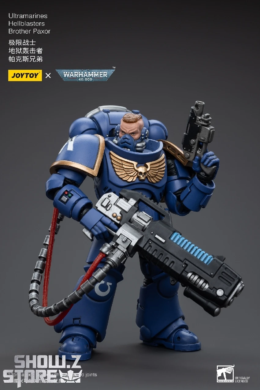 JoyToy Source 1/18 Warhammer 40K Ultramarines Hellblasters Brother Paxor 2 JoyToy Source 1/18 Warhammer 40K Ultramarines Hellblasters Brother Paxor - Image 2