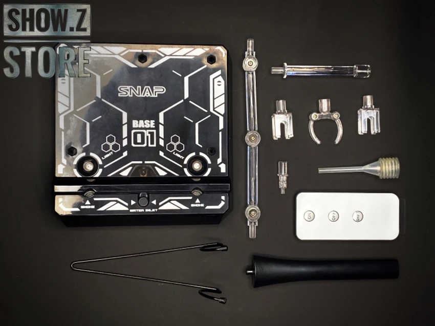 SNAP Remote Smoke Display Stand W/ LED Silver Version 5 SNAP Remote Smoke Display Stand W/ LED Silver Version - Image 5