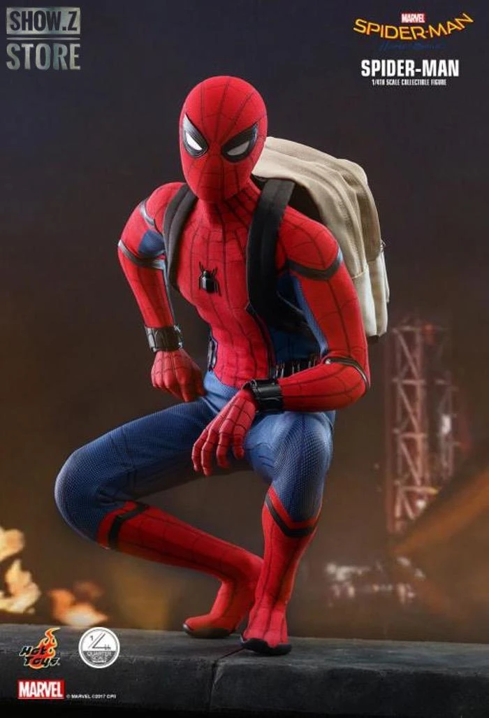 Hot Toys QS014 1/4 Spider-Man Homecoming Collectible Figure Standard Version 7 Hot Toys QS014 1/4 Spider-Man Homecoming Collectible Figure Standard Version - Image 7