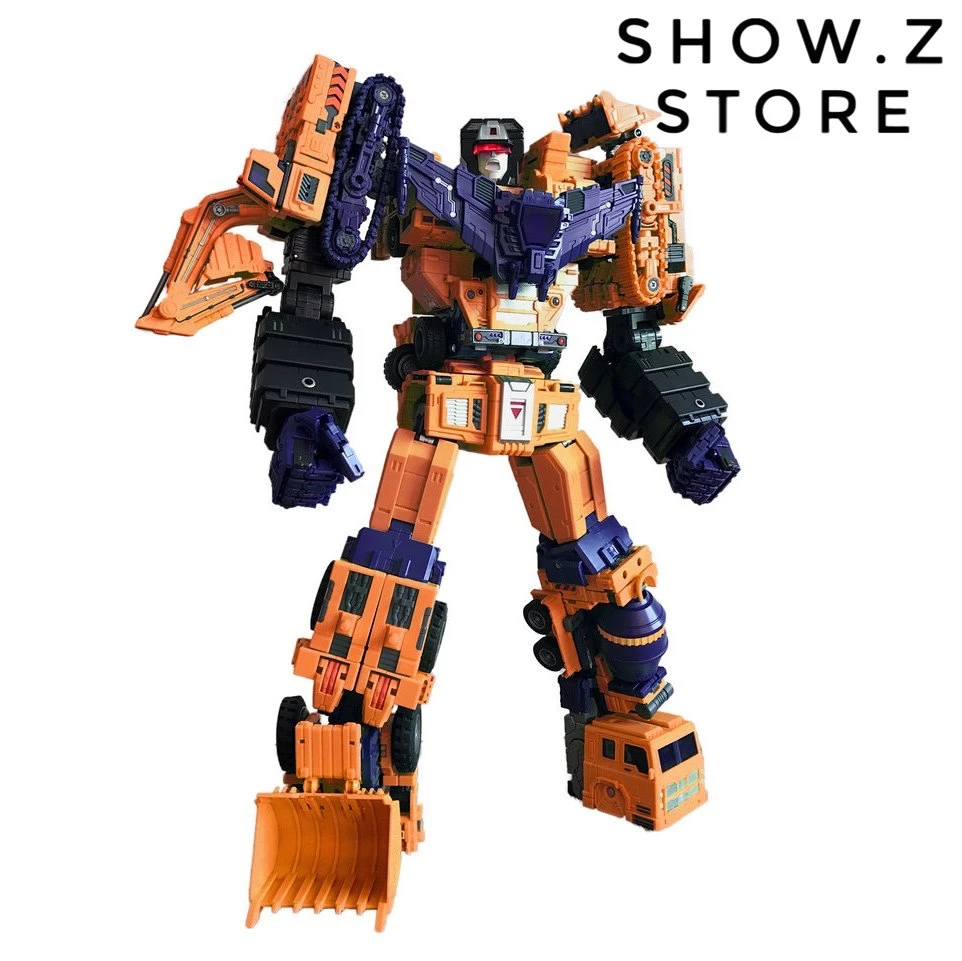 Toyworld TW TWC07E TW-C07E Orange Constructor Devastator Orange Version Set Of 6 1 Toyworld TW TWC07E TW-C07E Orange Constructor Devastator Orange Version Set Of 6