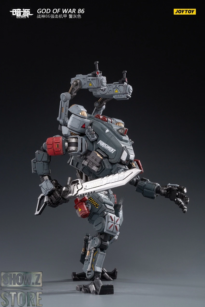 JoyToy Source 1/24 God Of War 86 Mecha W/ Pilot Grey Version 4 JoyToy Source 1/24 God Of War 86 Mecha W/ Pilot Grey Version - Image 4