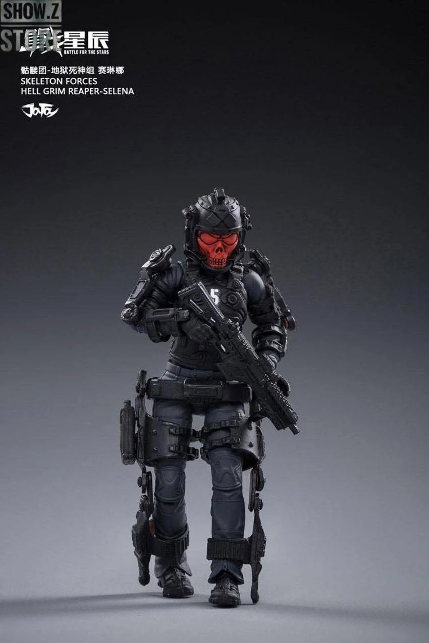 JoyToy Source 1/18 Hardcore Coldplay Skeleton Forces Hell Grim Reaper & Selena Set Of 4 2 JoyToy Source 1/18 Hardcore Coldplay Skeleton Forces Hell Grim Reaper & Selena Set Of 4 - Image 2
