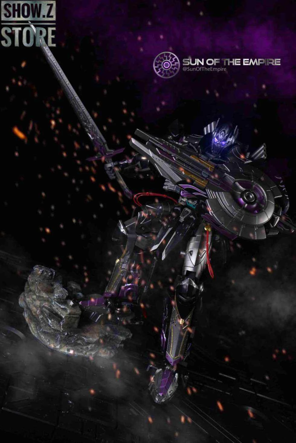 Unique Toys R-02V Challenger Optimus Prime Purple Version 8 Unique Toys R-02V Challenger Optimus Prime Purple Version - Image 8