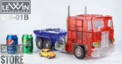 Lewin Resources LW-01B Optimus Prime Clear Limited Edition W/ LED -Show.Z Toys Deals Store c416e3c28e