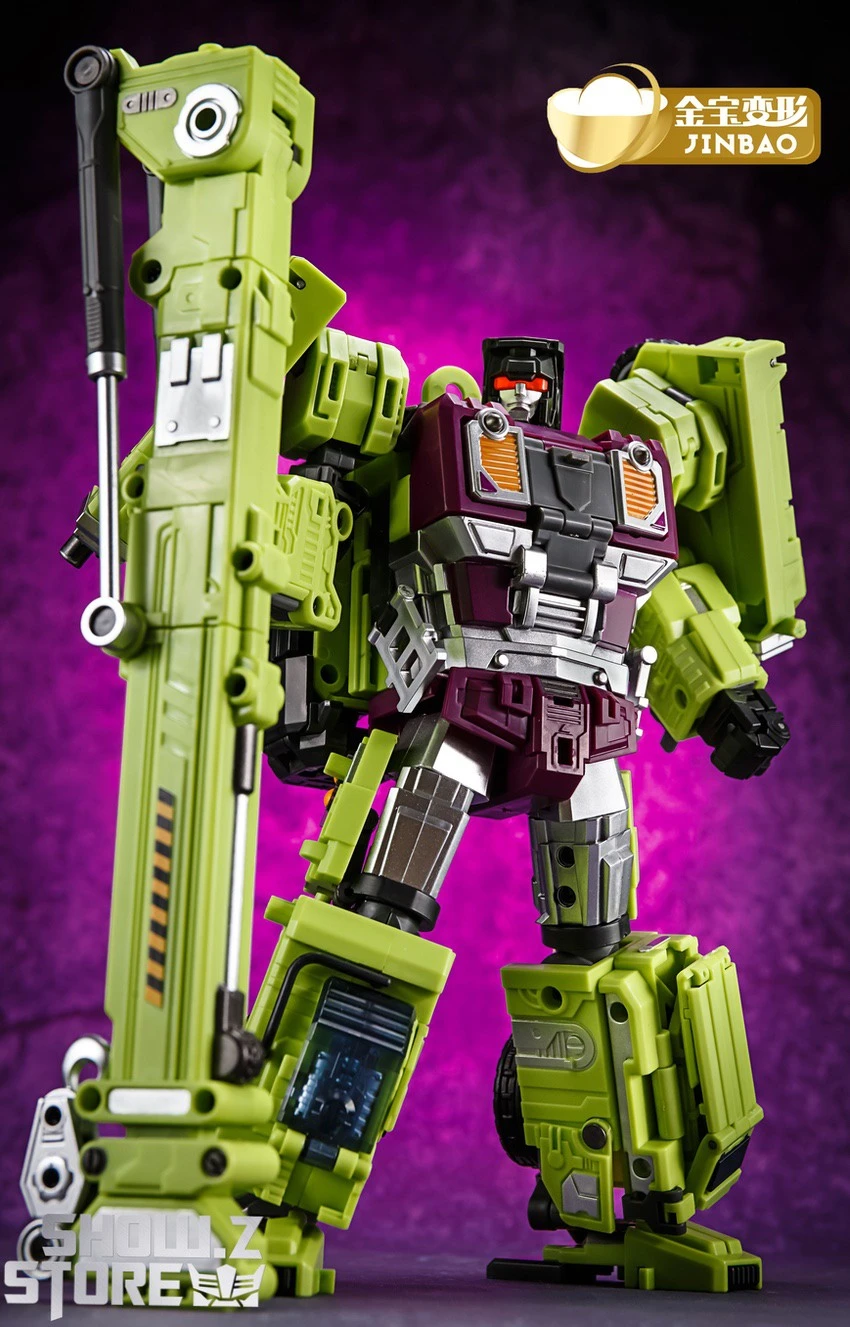 Jinbao DF03 Builder.D Devastator Green Version Set Of 6 Oversized Version 10 Jinbao DF03 Builder.D Devastator Green Version Set Of 6 Oversized Version - Image 10