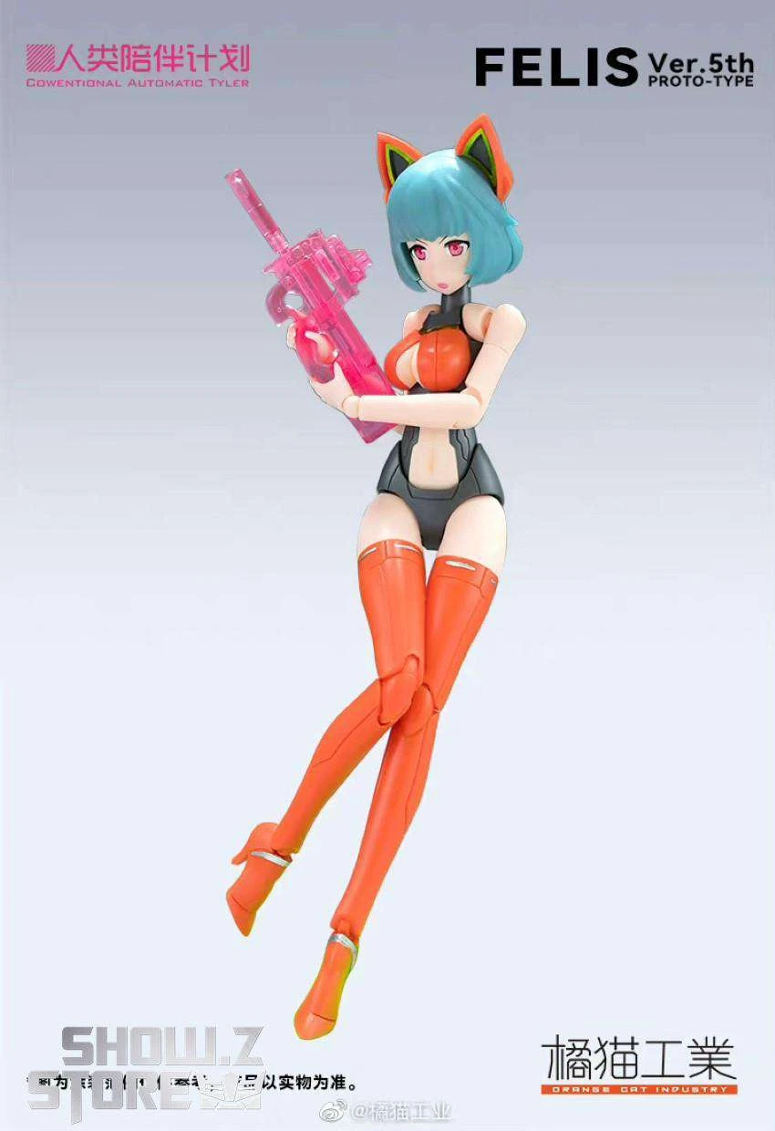 Orange Cat Industry 1/12 Cowentional Automatic Tyler Felis Model Kit 5th Anniversary Version 2 Orange Cat Industry 1/12 Cowentional Automatic Tyler Felis Model Kit 5th Anniversary Version - Image 2