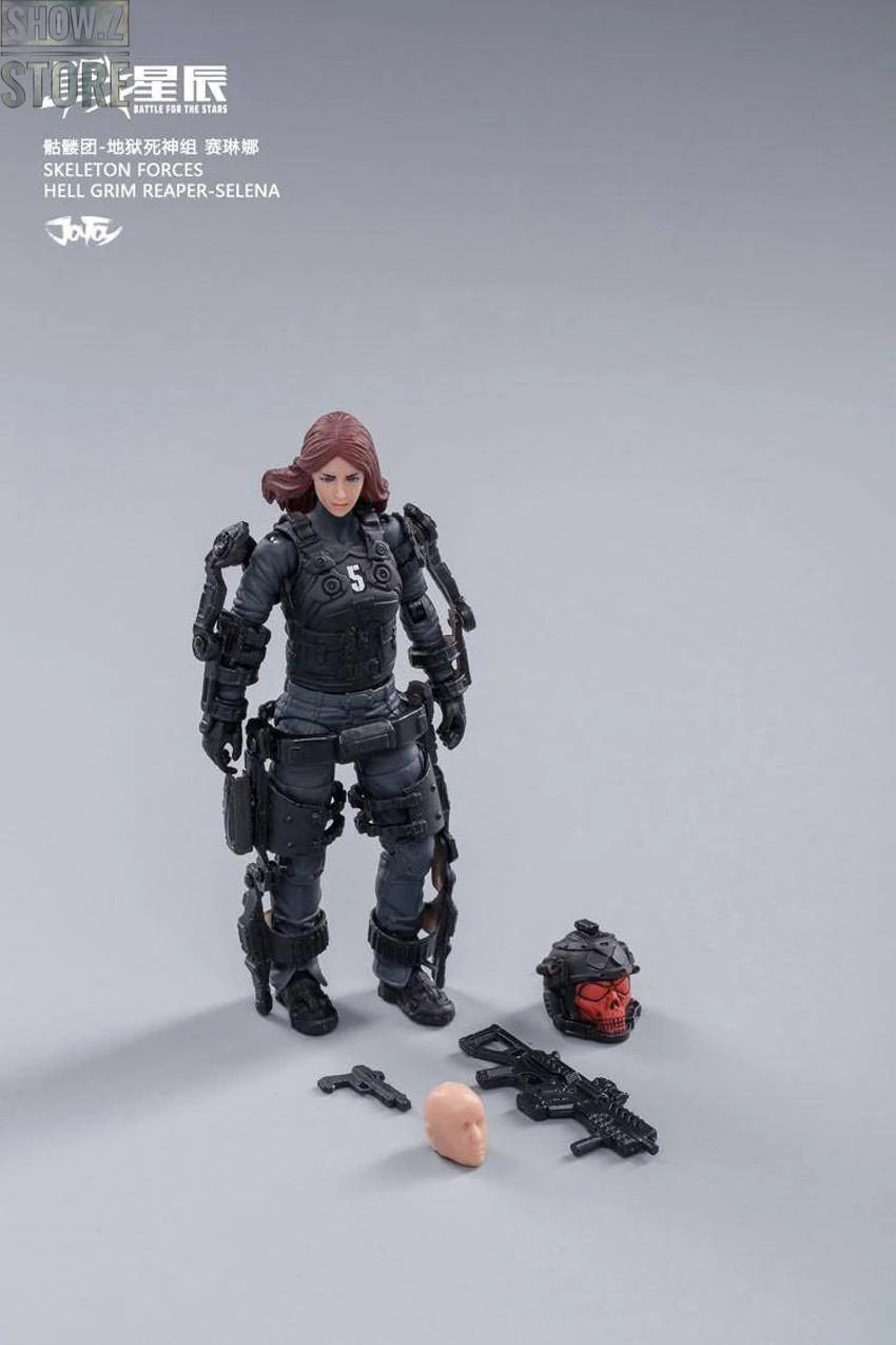 JoyToy Source 1/18 Hardcore Coldplay Skeleton Forces Hell Grim Reaper & Selena Set Of 4 5 JoyToy Source 1/18 Hardcore Coldplay Skeleton Forces Hell Grim Reaper & Selena Set Of 4 - Image 5