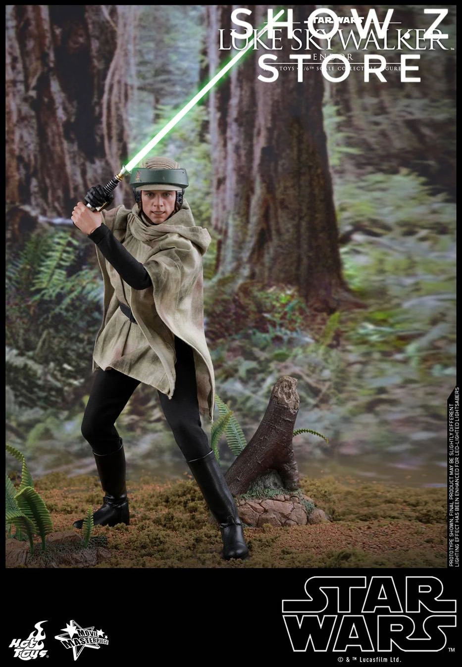 Hot Toys HT 1/6 Luke Skywalker MMS516 Star Wars: Return Of The Jedi Endor Standard Version 9 Hot Toys HT 1/6 Luke Skywalker MMS516 Star Wars: Return Of The Jedi Endor Standard Version - Image 9