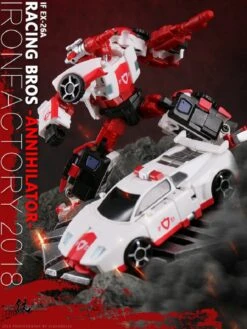IronFactory EX-26A Racing Bros Annihilator Red Alert -Show.Z Toys Deals Store c71639378a
