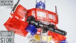 Lewin Resources LW-01B Optimus Prime Clear Limited Edition W/ LED -Show.Z Toys Deals Store c72097fa17