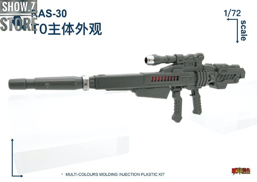 Rodams 1/72 RAS-30 RX-78GP03S Gundam Orange Version Model Kit 10 Rodams 1/72 RAS-30 RX-78GP03S Gundam Orange Version Model Kit - Image 10