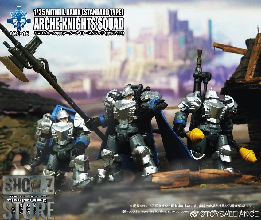 Toys Alliance 1/35 ARC-16 Mithril Hawk Arche-Knights Squad Standard Type Set Of 3 11 Toys Alliance 1/35 ARC-16 Mithril Hawk Arche-Knights Squad Standard Type Set Of 3 - Image 11