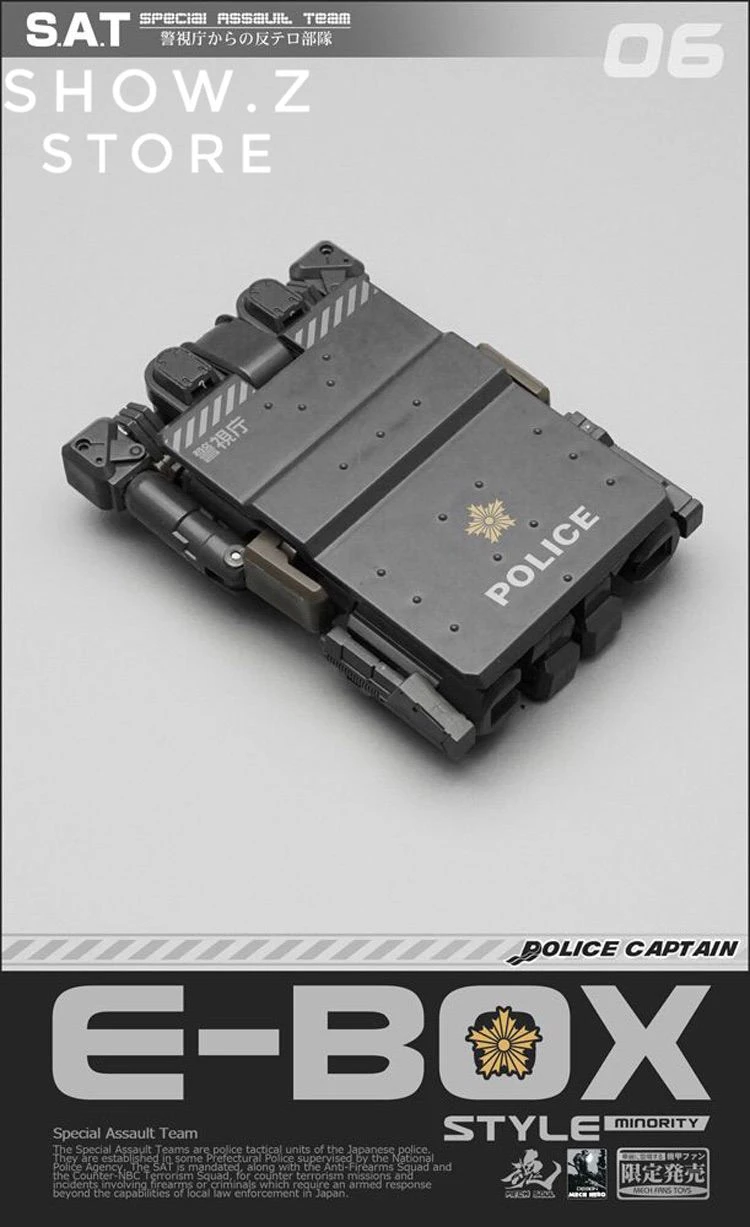 MechFansToys SAT-06B E-Box Assault Team Style Minority Black Version 5 MechFansToys SAT-06B E-Box Assault Team Style Minority Black Version - Image 5