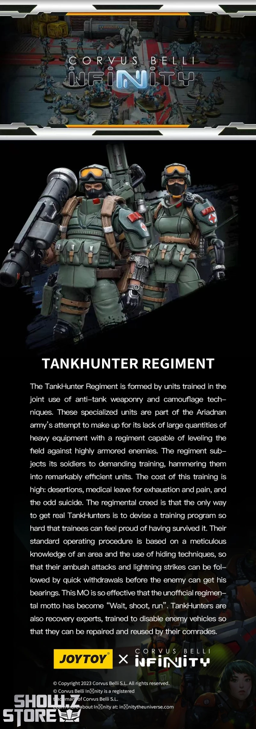 JoyToy & Infinity 1/18 Ariadna Tankhunter Regiment 2 10 JoyToy & Infinity 1/18 Ariadna Tankhunter Regiment 2 - Image 10