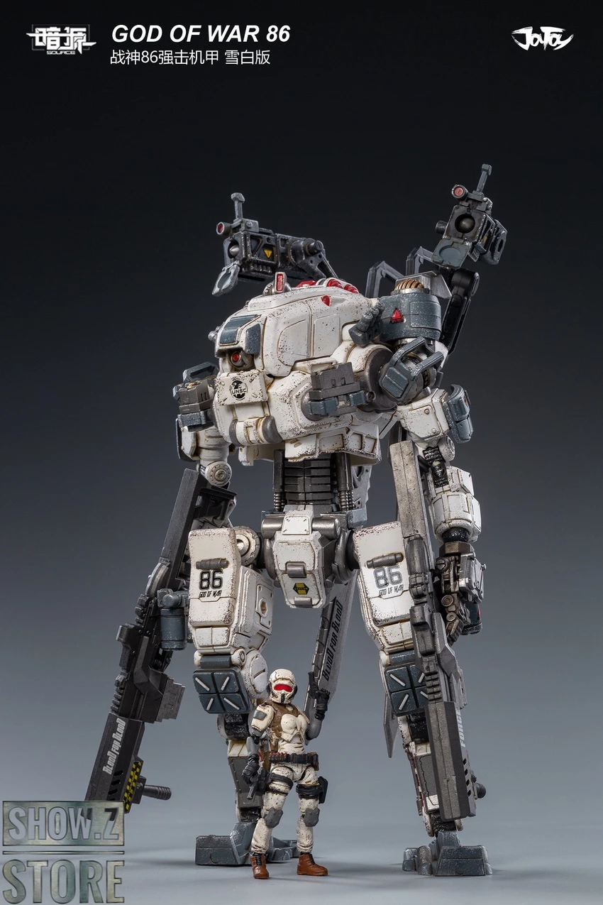 JoyToy Source 1/24 God Of War 86 Mecha W/ Pilot White Version 15 JoyToy Source 1/24 God Of War 86 Mecha W/ Pilot White Version - Image 15