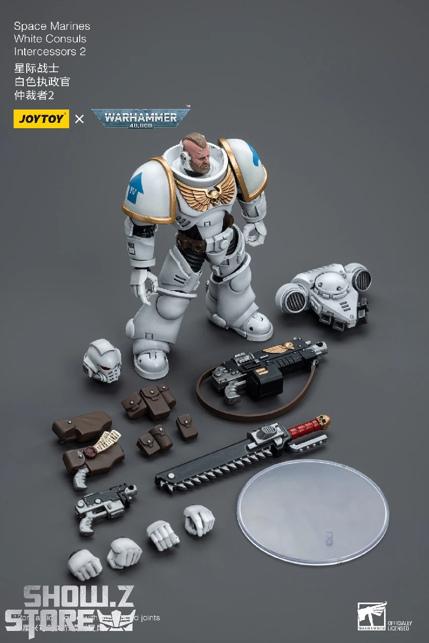 JoyToy Source 1/18 Warhammer 40K Space Marines White Consuls Intercessors 2 9 JoyToy Source 1/18 Warhammer 40K Space Marines White Consuls Intercessors 2 - Image 9