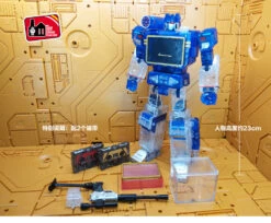 THF Toy House Factory Soundwave MP-13 Clear Version (/w Laserbeak + Buzzsaw) -Show.Z Toys Deals Store cfaed0f90c