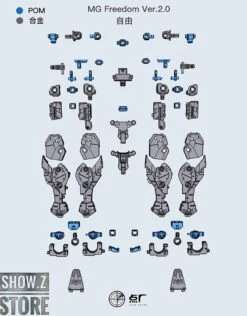 Point Factory Studio Metal Parts For Bandai MG ZGMF-X10A Freedom Gundam Ver. 2.0 8 Point Factory Studio Metal Parts For Bandai MG ZGMF-X10A Freedom Gundam Ver. 2.0 -Show.Z Toys Deals Store d10d245c6a