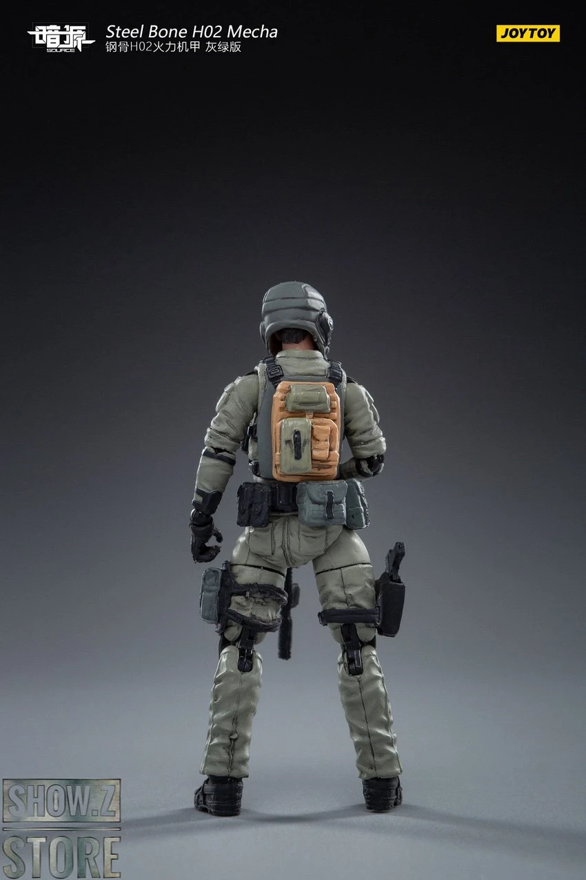 JoyToy Source 1/24 H02 Steel Bone Firepower Mecha Grey-Green Color W/ Pilot 14 JoyToy Source 1/24 H02 Steel Bone Firepower Mecha Grey-Green Color W/ Pilot - Image 14
