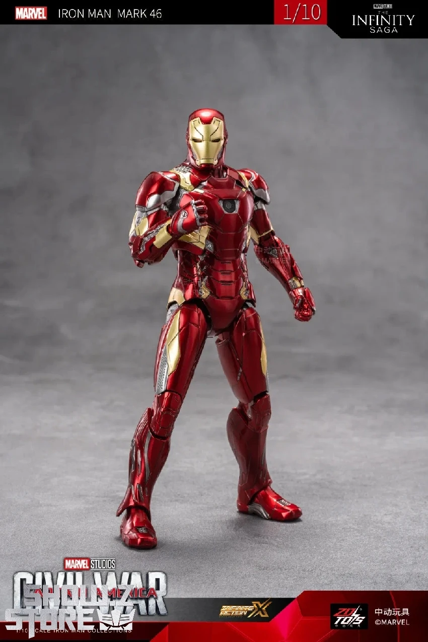 ZT Toys Marvel Licensed 1/10 Iron Man Mark 46 6 ZT Toys Marvel Licensed 1/10 Iron Man Mark 46 - Image 6