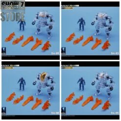 MechFansToys Lost Planet Powered-Suit DA02T/03T/08T/09T Clear Version Set Of 4