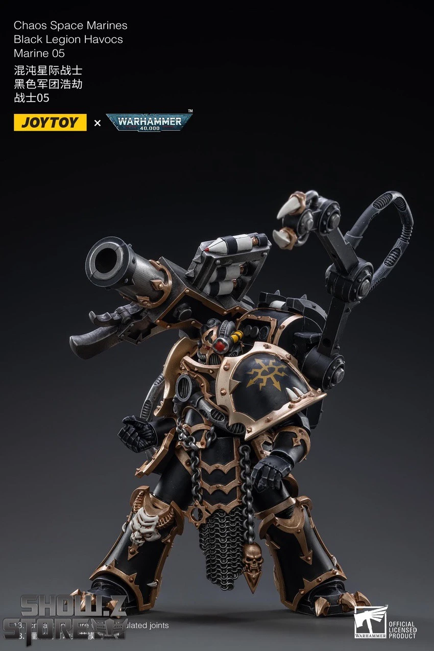 JoyToy Source 1/18 Warhammer 40K Chaos Space Marine Black Legion Havocs Marine 05 5 JoyToy Source 1/18 Warhammer 40K Chaos Space Marine Black Legion Havocs Marine 05 - Image 5
