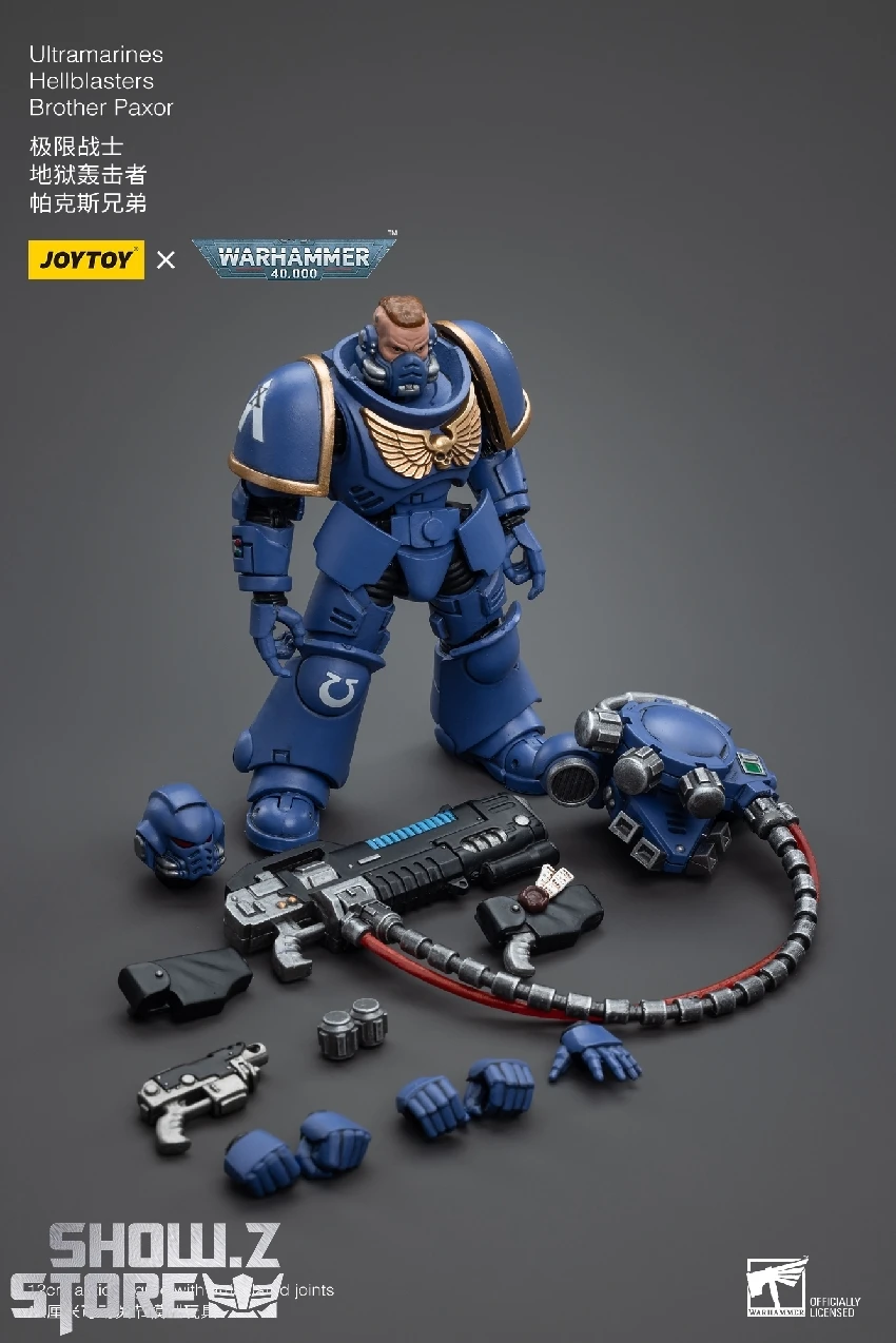 JoyToy Source 1/18 Warhammer 40K Ultramarines Hellblasters Brother Paxor 7 JoyToy Source 1/18 Warhammer 40K Ultramarines Hellblasters Brother Paxor - Image 7