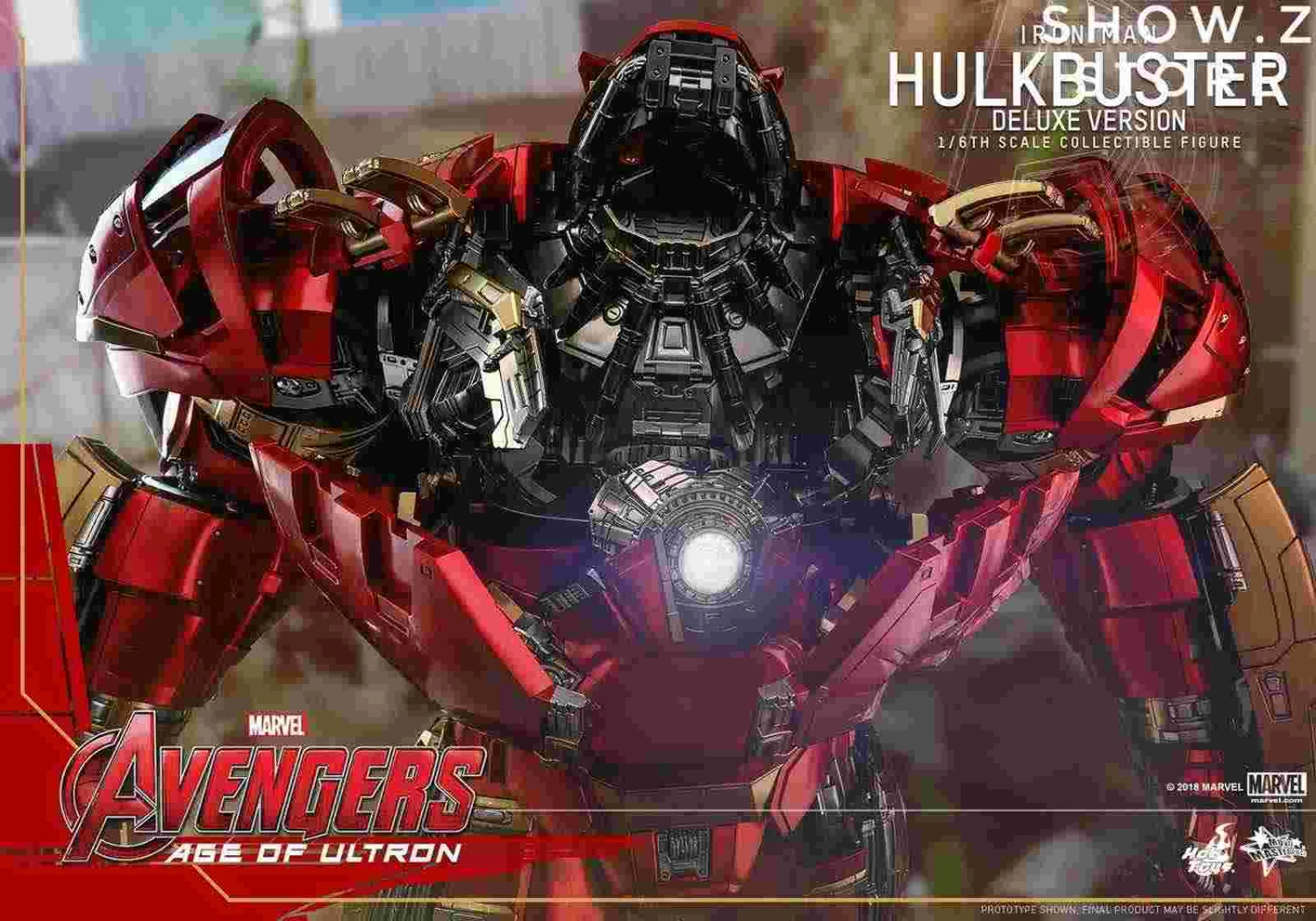 Hot Toys HT 1/6 Iron Man Mark XLIV MK44 MMS510 Hulkbuster Deluxe Version Avengers: Age Of Ultron Collectible Figure 8 Hot Toys HT 1/6 Iron Man Mark XLIV MK44 MMS510 Hulkbuster Deluxe Version Avengers: Age Of Ultron Collectible Figure - Image 8