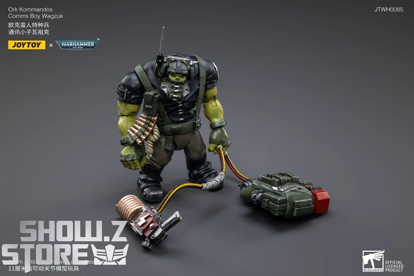 JoyToy Source 1/18 Warhammer 40K Ork Kommandos Comms Boy Wagzuk 6 JoyToy Source 1/18 Warhammer 40K Ork Kommandos Comms Boy Wagzuk - Image 6