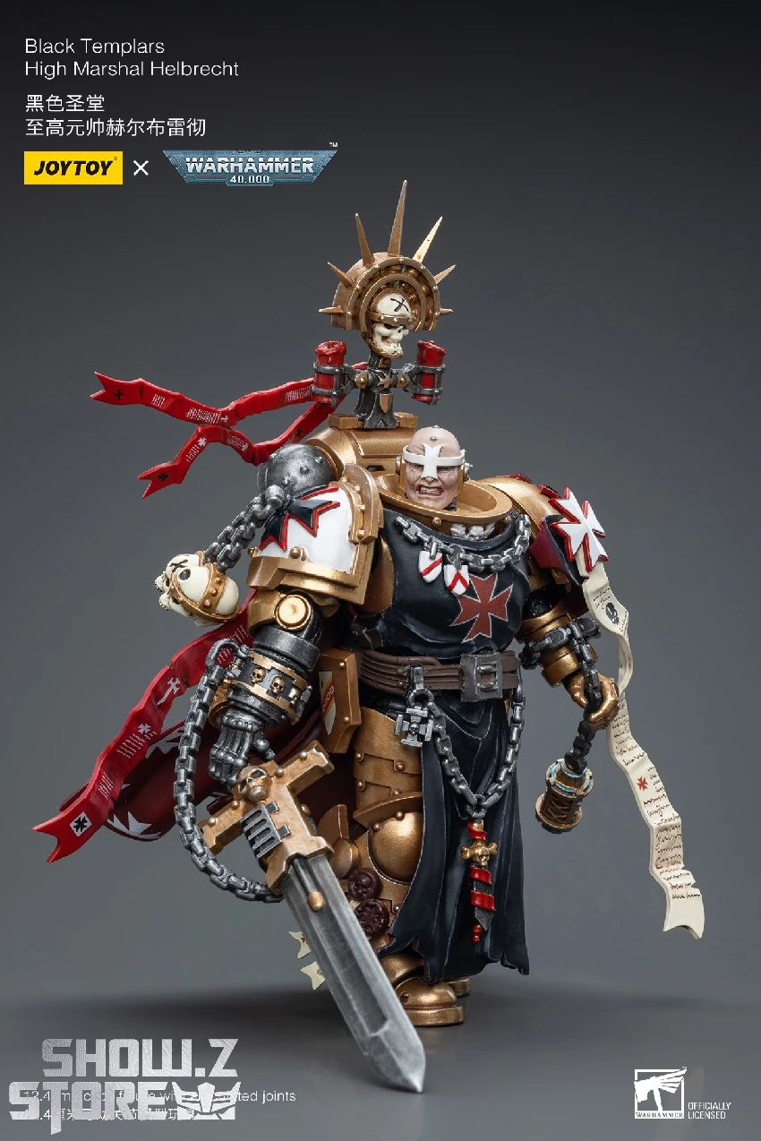 JoyToy Source 1/18 Warhammer 40K Black Templars High Marshal Helbrecht 7 JoyToy Source 1/18 Warhammer 40K Black Templars High Marshal Helbrecht - Image 7