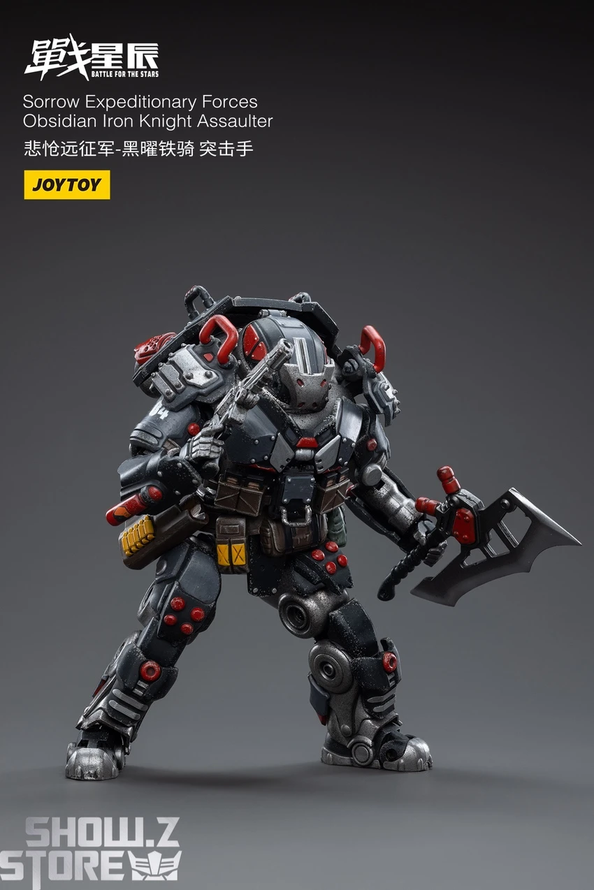 JoyToy Source 1/18 Sorrow Expeditionary Forces Obsidian Iron Knight Assaulter 11 JoyToy Source 1/18 Sorrow Expeditionary Forces Obsidian Iron Knight Assaulter - Image 11