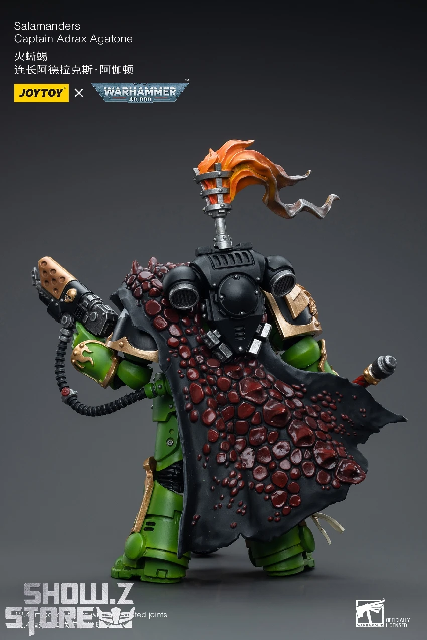 JoyToy Source 1/18 Warhammer 40K Salamanders Captain Adrax Agaton 5 JoyToy Source 1/18 Warhammer 40K Salamanders Captain Adrax Agaton - Image 5