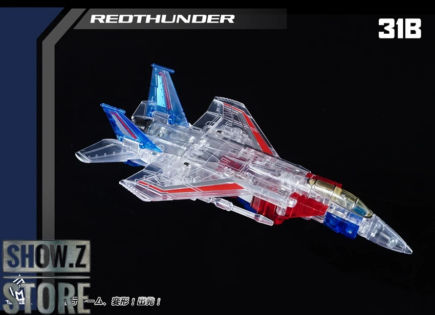 MechFansToys MF-31B RedThunder Starscream Clear Version 8 MechFansToys MF-31B RedThunder Starscream Clear Version - Image 8