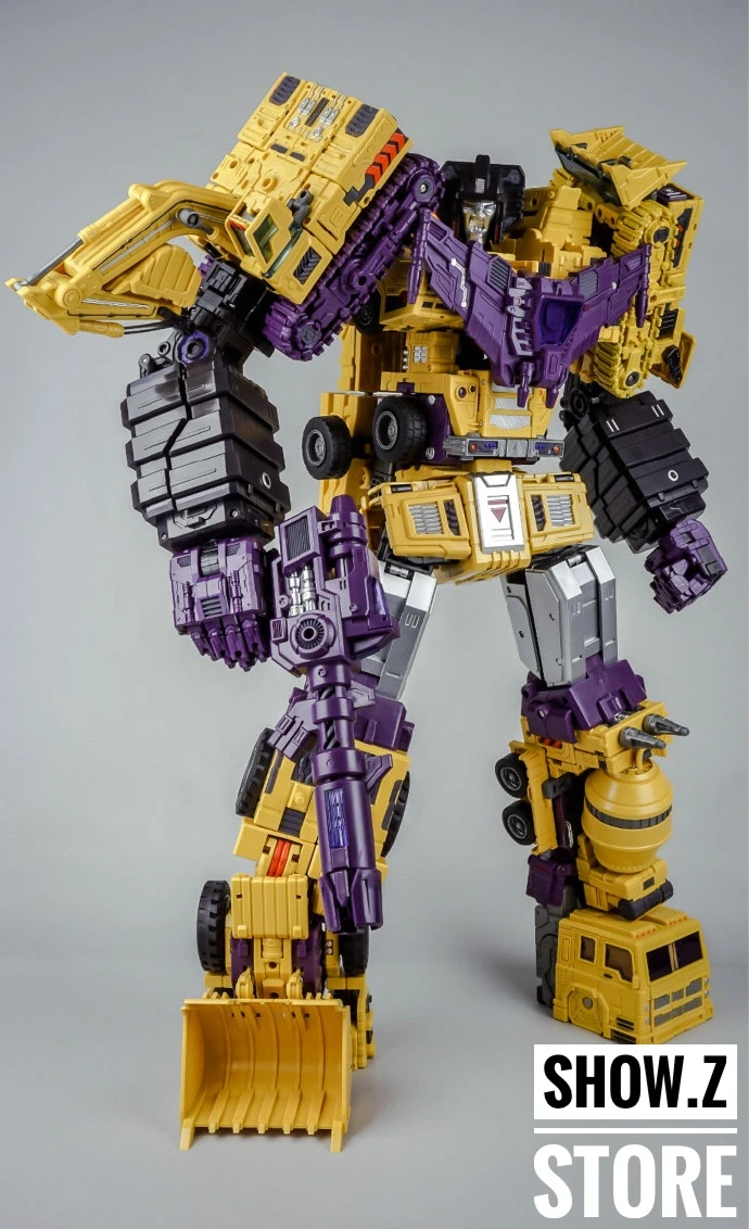 Toyworld TW-C07B Constructor Devastator Yellow Set Of 6 9 Toyworld TW-C07B Constructor Devastator Yellow Set Of 6 - Image 9