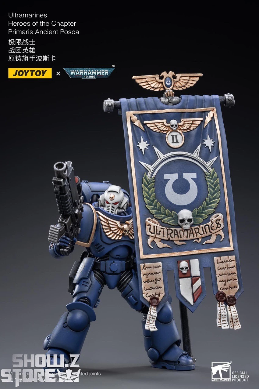 JoyToy Source 1/18 Warhammer 40K Ultramarines Heroes Of The Chapter Primaris Ancient Posca 5 JoyToy Source 1/18 Warhammer 40K Ultramarines Heroes Of The Chapter Primaris Ancient Posca - Image 5