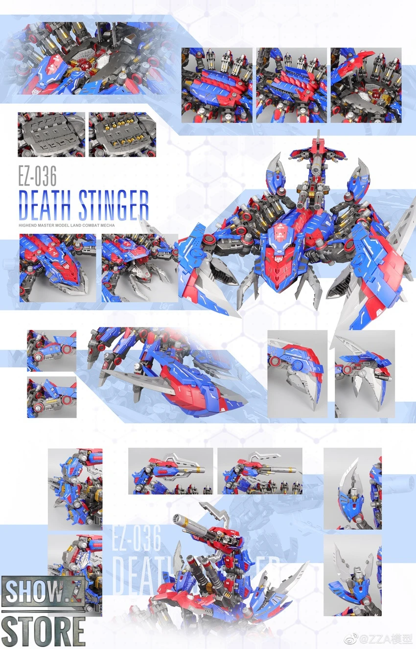 ZA Model EZ-036 Death Stinger Model Kit Anime Color Version 10 ZA Model EZ-036 Death Stinger Model Kit Anime Color Version - Image 10