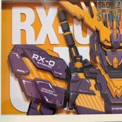 ChenFu Studio RX-0 Unicorn Gundam 02 Banshee 3D Wall Art Decoration Picture -Show.Z Toys Deals Store e97c46cf8a